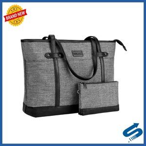 Water Resistant Laptop Tote Bag Professional Classic Work Travel Organizer